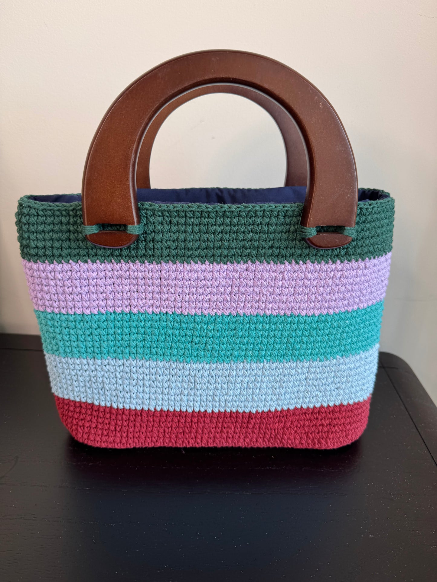 Bolso tejido de mano - Rainbow