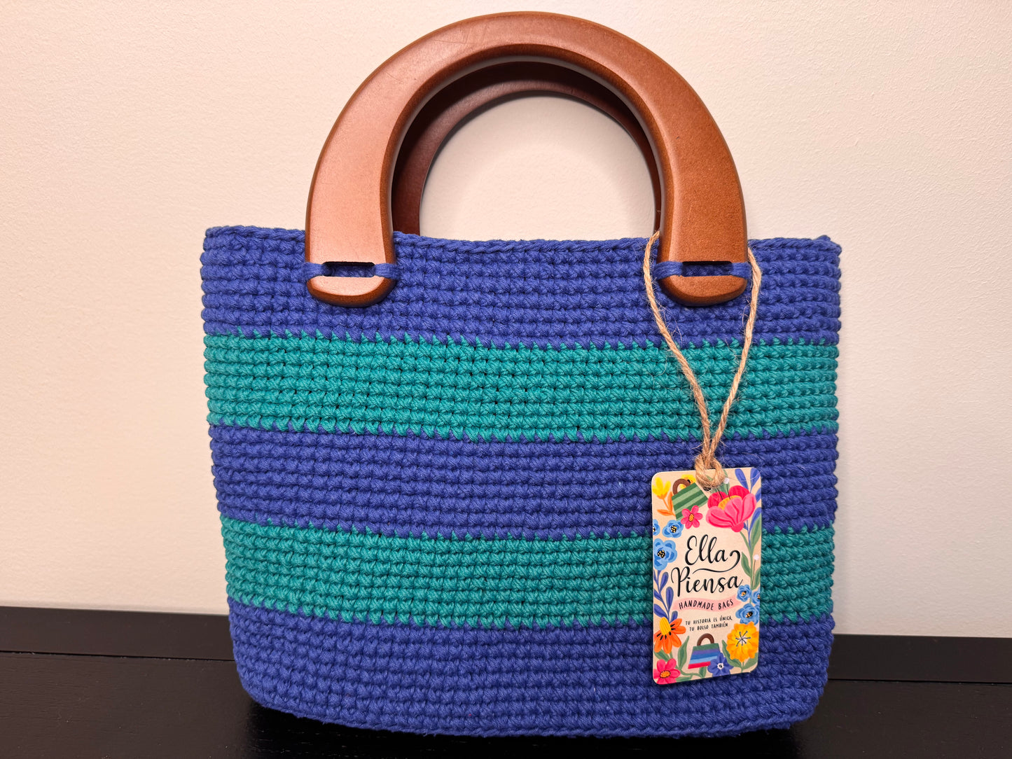 Bolso Tejido de mano - Ocean