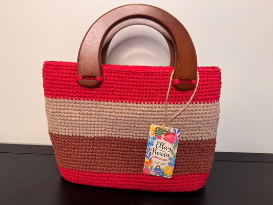 Bolso Tejido de mano - Fuego