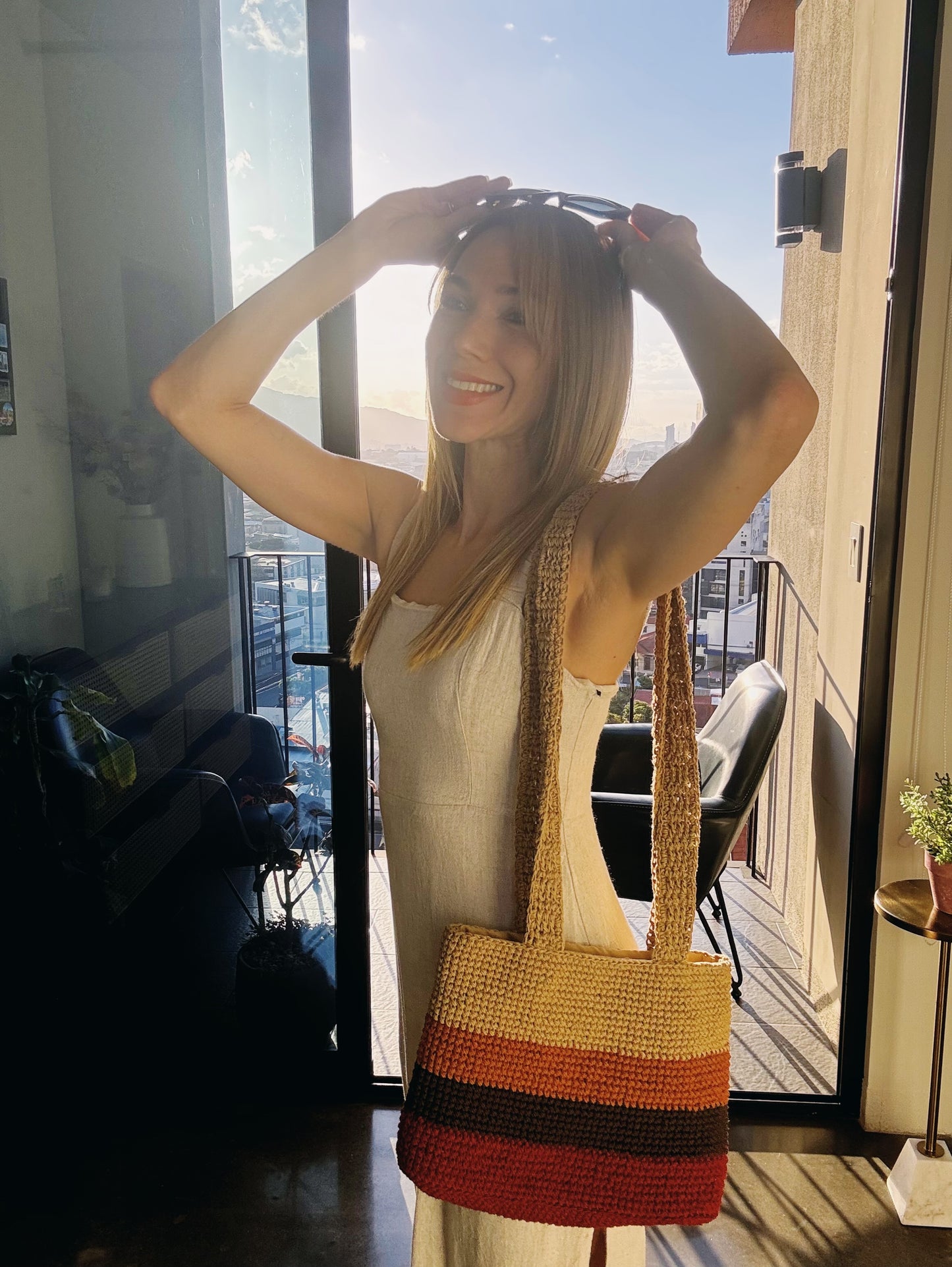 Bolso Tejido de hombro - Earth